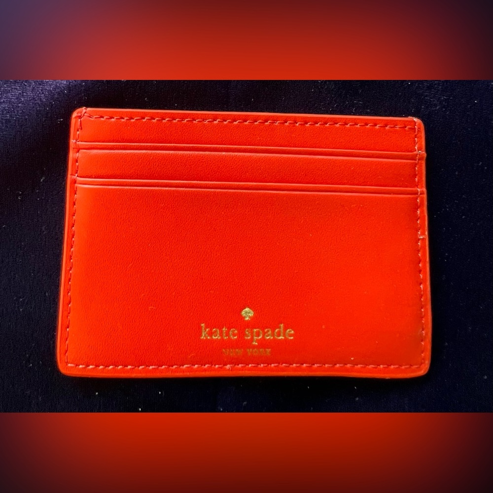 NWOT KATE SPADE Saffiano leather slim card case